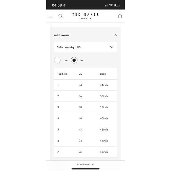 Men's Ted Baker London T-shirt Pocket Polo In Geometric Blue & White Print Sz 5 - Picture 9 of 9